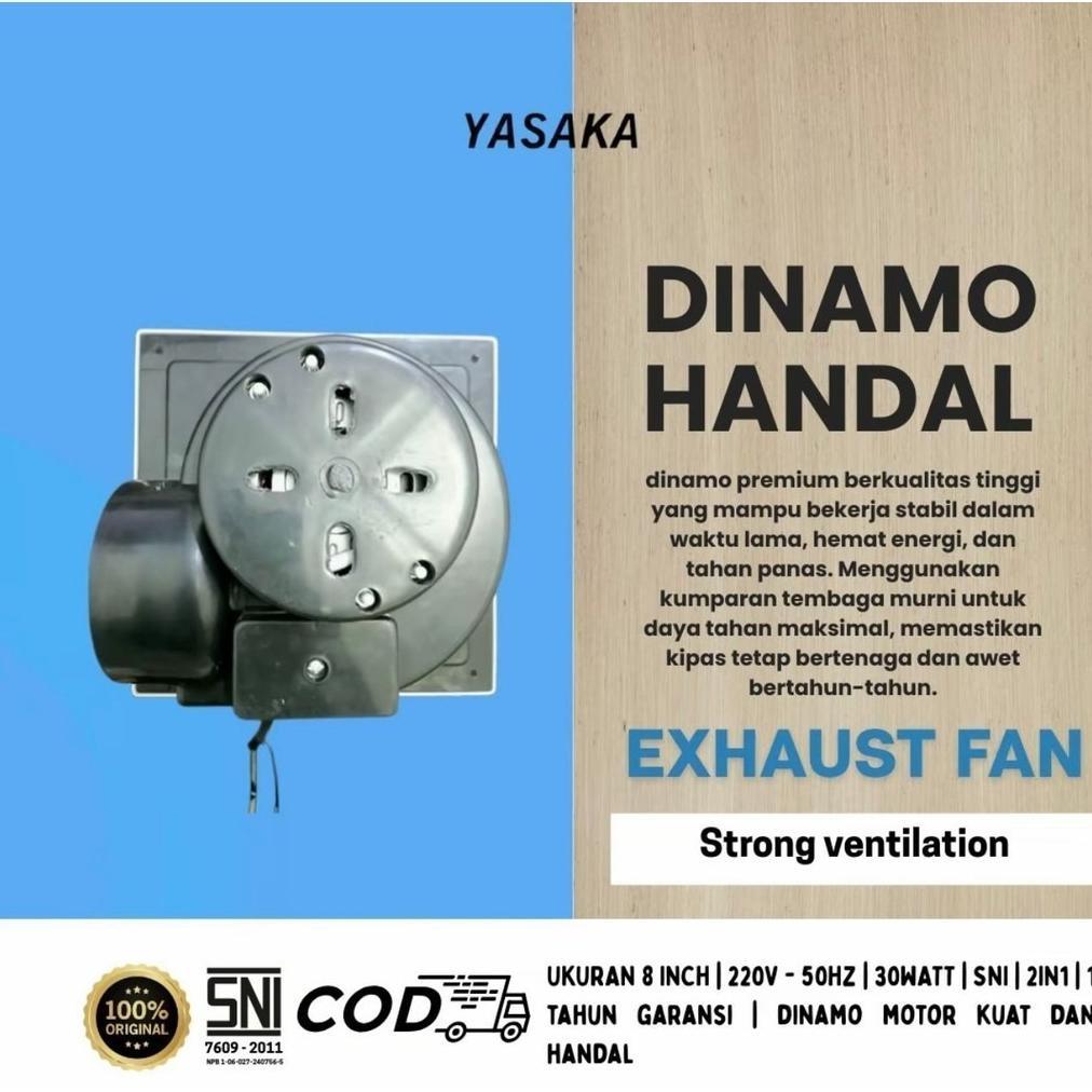 HOT DEALS Exhaust Fan Blower 8/10/12 Inch: Ventilasi Udara Kapasitas Besar Cocok Plafon/Dinding, Tah
