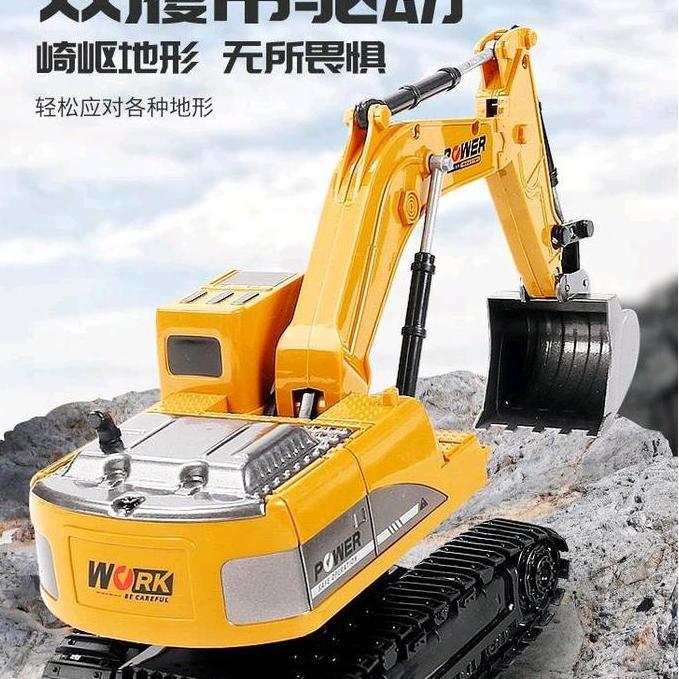 Termurah / Hot Sale Mainan Excavator Remote Control Mainan Beko Remot Kontrol Gratis Batre Charge Ma