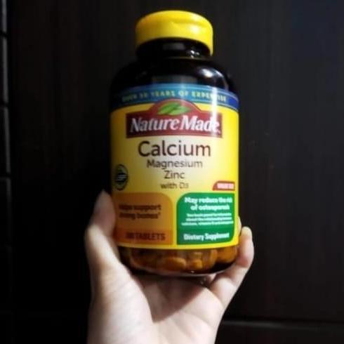 nature made calcium magnesium zinc vitamin D3 300 .
