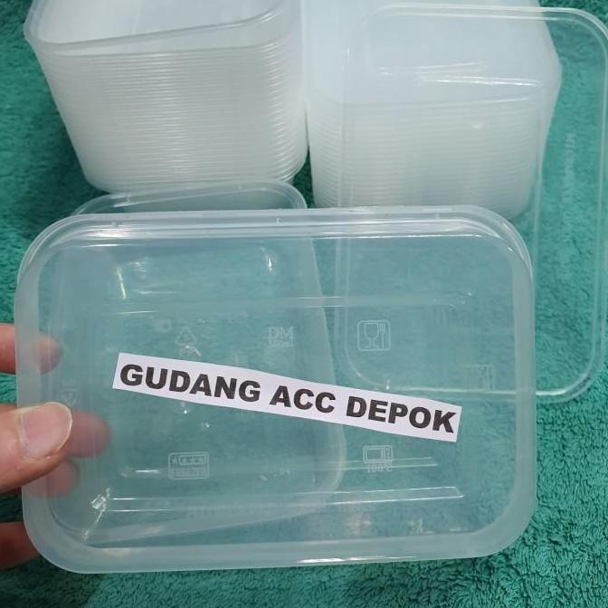 THINWALL 500 ML FOOD CONTAINER BOX TEMPAT KOTAK MAKAN PLASTIK 500ML