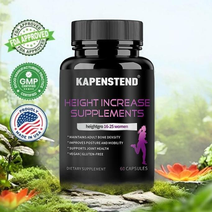 KAPENSTEND Total Bone Support - Kalsium Karbonat 800mg + Zink Laktat 6mg - Solusi Holistik untuk Tul