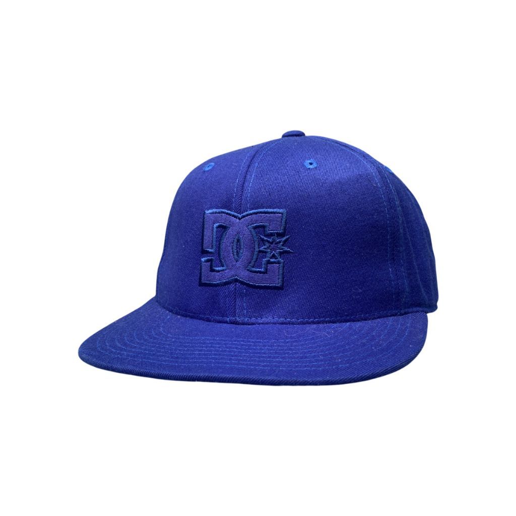 Topi Snapback Flexfit DC Dark Blue Large Second Original Murah