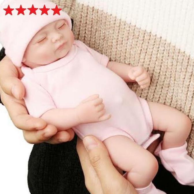 Termurah / Hot Sale 50Cm Boneka Bayi Silicone Vynil Bayi Mirip Asli Lucu Boneka Unik Doll Mainan Pra