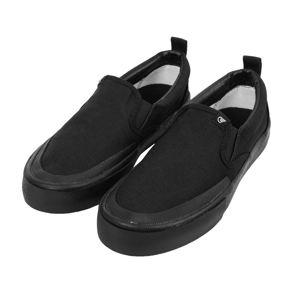 sale Gozeal | Sepatu Slipon Nobu Full Black Kanvas Vulkanisir