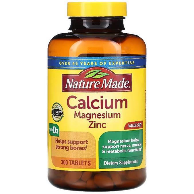 NATURE MADE CALCIUM MAGNESIUM ZINC D3 300 TAB