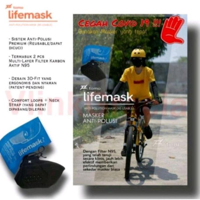 Masker Tomo lifemask Official Original Masker Jokowi masker olahraga