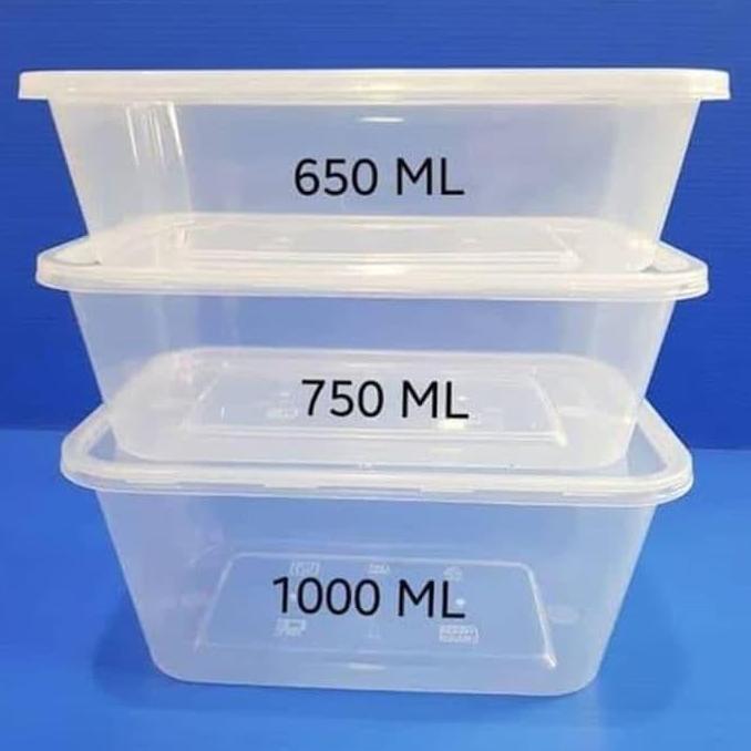 KOTAK MAKAN PLASTIK THINWALL / DISPOSABLE TUPPERWARE / TEMPAT MAKAN