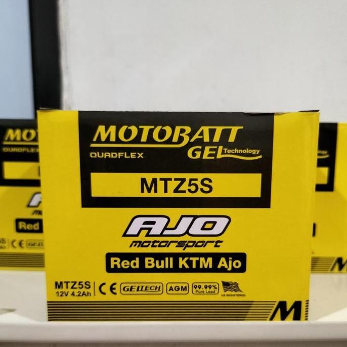 Promo Aki motor Honda Verza Motobatt MTZ5S Aki Kering / Aki Gel Diskon