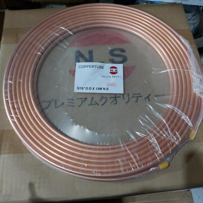 PIPA AC TEMBAGA 5/16 TEBAL N.S 15 METER