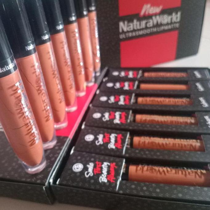 Papupi- Naturaworld Lipmate Ultra Smooth Varian Sahara Lipmatte Lasting