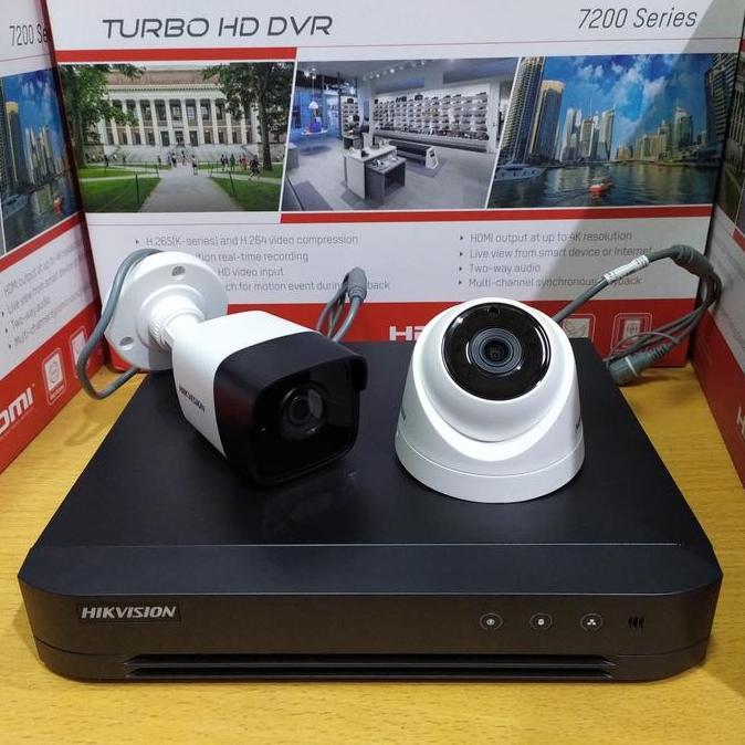 TERMURAH - Paket CCTV Hikvision 4 Kamera CCTV 5 MP Garansi 2 Thn Hikvision