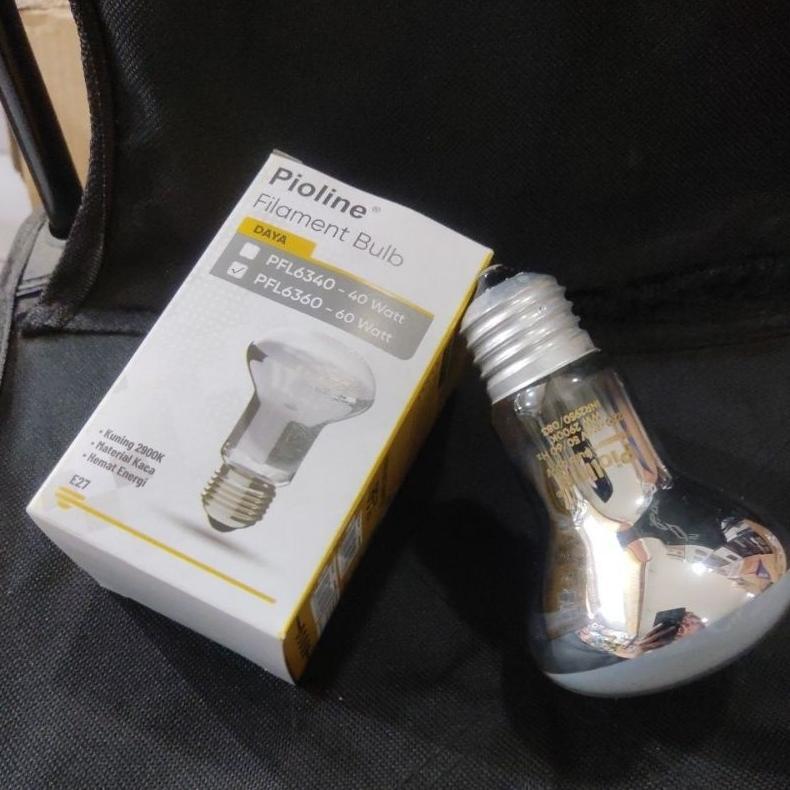 TERBARU PIOLINE Lampu Chicken / Lampu Filament 60 Watt & 40 Watt PIOLINE Cahaya Kuning Hangat