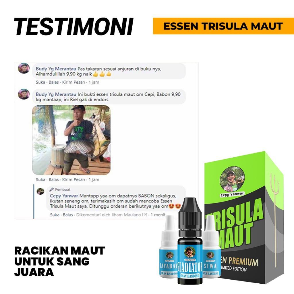 Essen Mancing Trisula Maut Pilihan Om Cepy Yanwar Untuk Pancing Ikan Mas Nila Bawal Lele Gurame