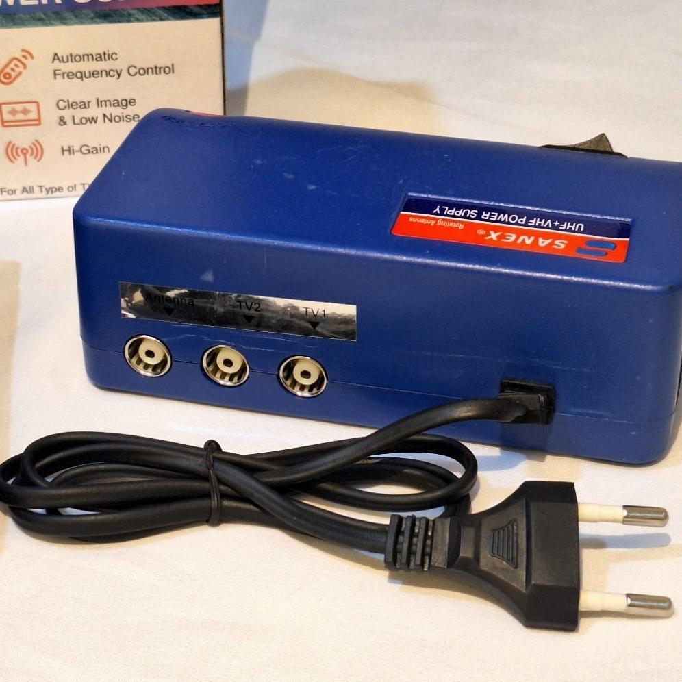 NEW [SANEX] BOOSTER ANTENA REMOTE TV UHF POWER SUPLY TV