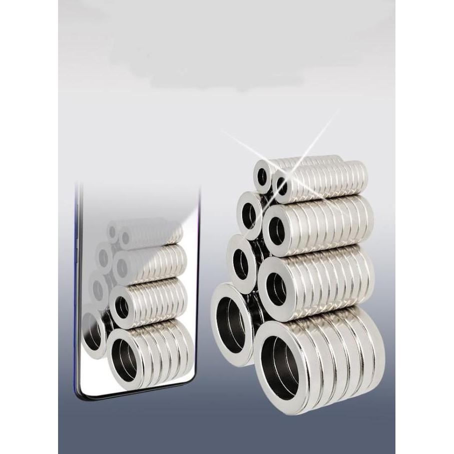 Magnet Neodymium Ring Diameter 10mm dan 15mm