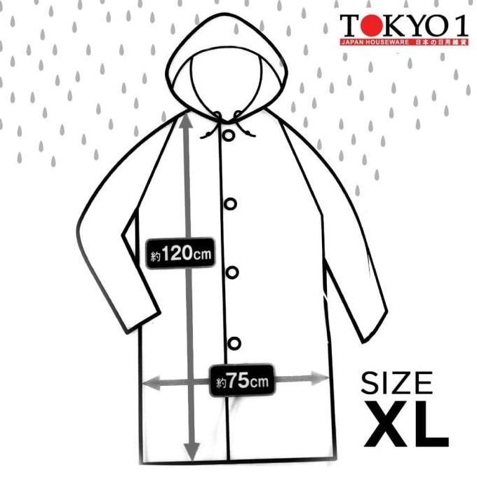 Kidbig- Tokyo 1 Jas Hujan Rain Coat Xl (296602)