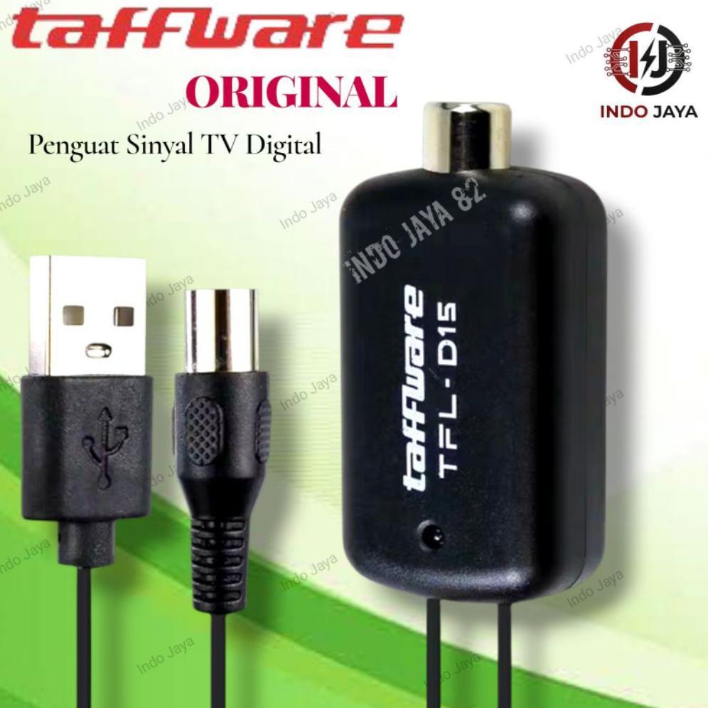sale Penguat Sinyal TV Digital Booster TV penguat Sinyal Set Top Box Taffware Original