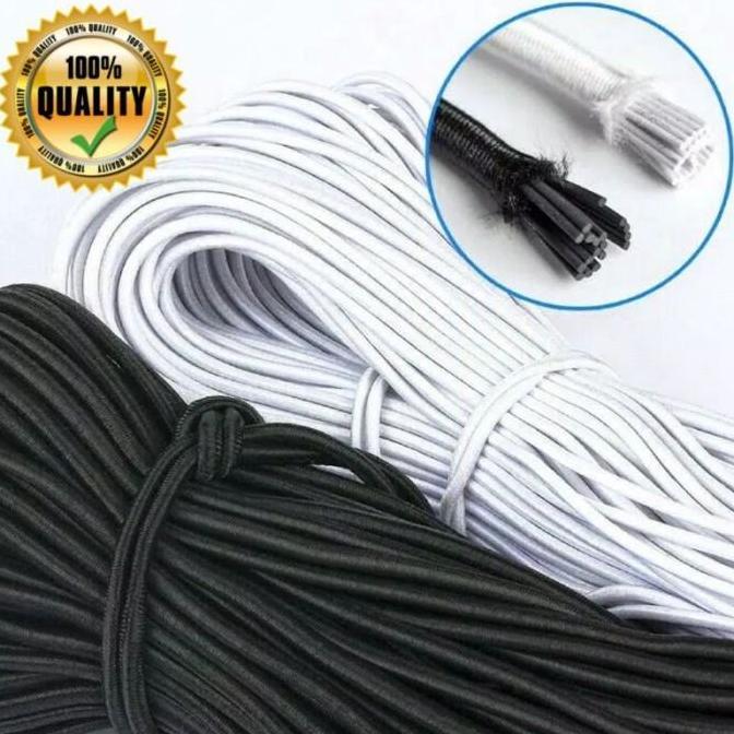 Tali Kur Karet / Tali Frame Tenda / Tali Bulat Elastis 3 mm