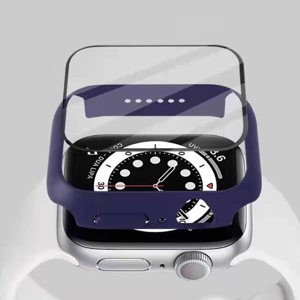 sale 2 in1 Tempered Glass with Case for Apple Watch IWatch Model Ultra 3 2/Ultra 49mm 40 41 44 45mm 