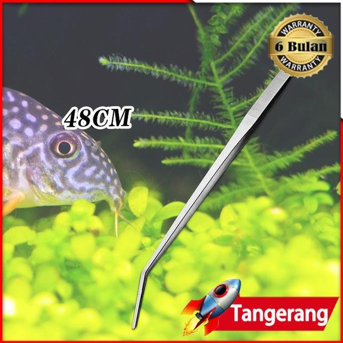 KAULANO Pinset Aquascape Stainnless Pinset Panjang Aquascape Pinset Tweezers Aquascape