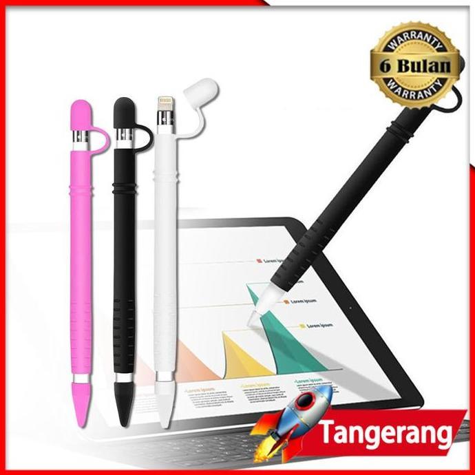 KAULANO Apple Pencil Sleeve Silicone Case Apple Pencil untuk Apple Pencil Generasi Pertama