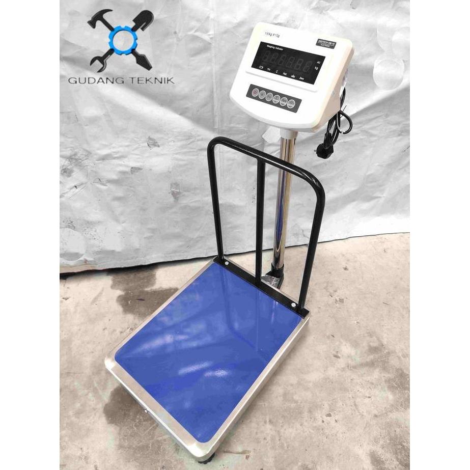 GRASSSTEKNO Timbangan Duduk DIGITAL 150Kg DIGITECH Timbangan Barang Platform Scale