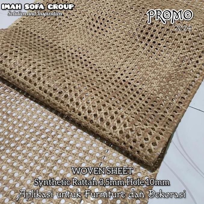 Anyaman Rotan Sintetis Lembaran Promo