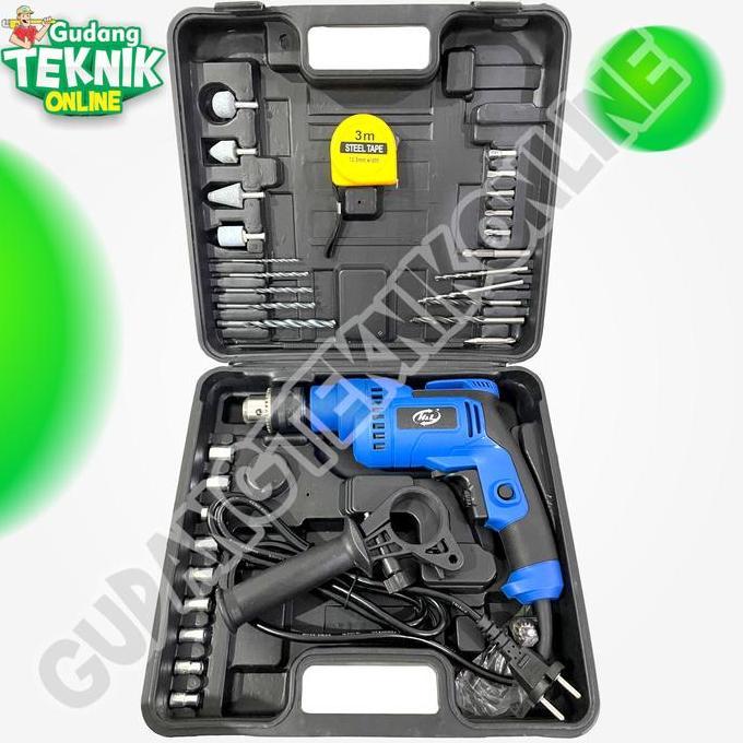 BAJANTEKNO Mesin Bor LISTRIK 13mm HNL HL913 H&L HL HNL / Impact Drill Mesin Bor Tangan Kayu Besi Bet
