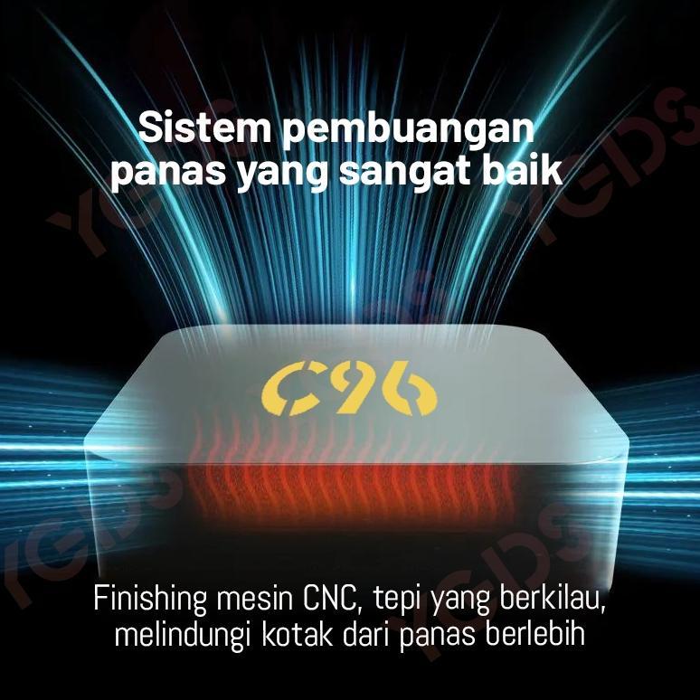 NEW PROMO LIUSYU C96 Android TV BOX 5G WiFi Android 13.0 4K STB Android TV Unlock FULL CHANNEL TV & 