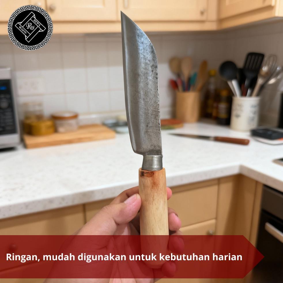 ew-98 Paket Hemat Set Pisau Dapur 5pcs | 2 Pisau Sedang  3 Pisau Kecil RUPAWASTU Viral