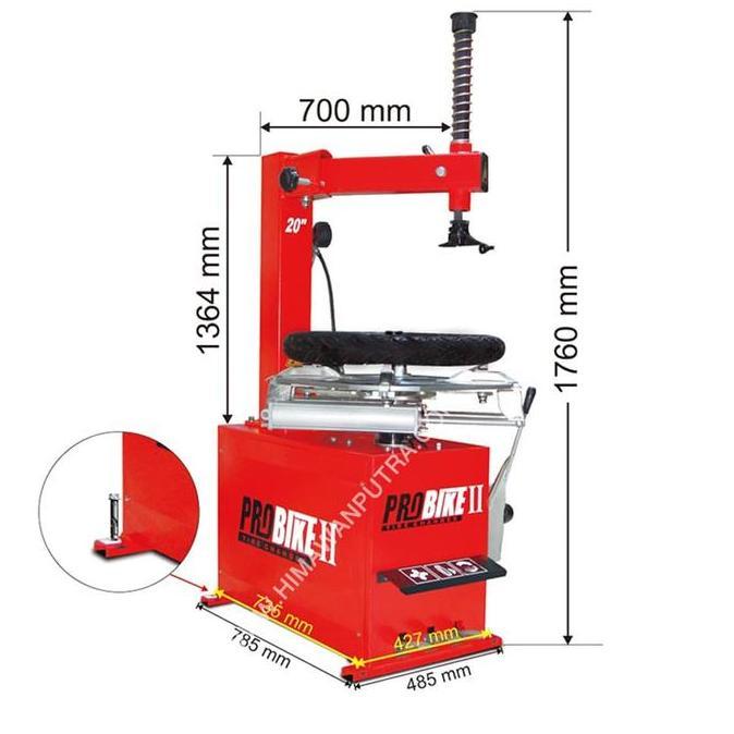 Terlaris Probike Ii Tire Changer Ganti / Bukaan Ban Motor Dan Mobil [Voucher]