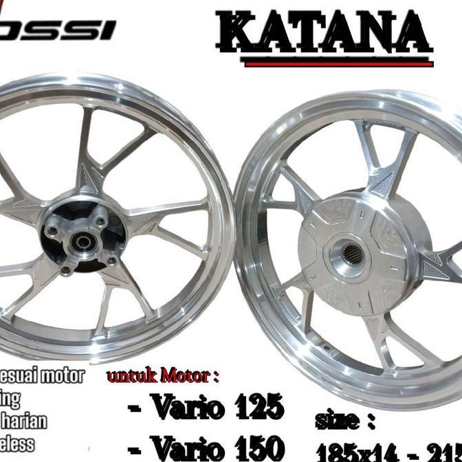 Terlaris Velg Racing Vrossi Vario 125 - Vario 150 Sepasang/Velg Racing Vario125/Vario150 Sepasang De