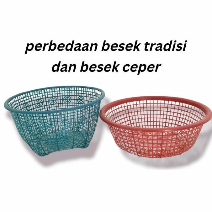 Besek Plastik Nasi Berkat/Bakul Hajatan/Keranjang Telur