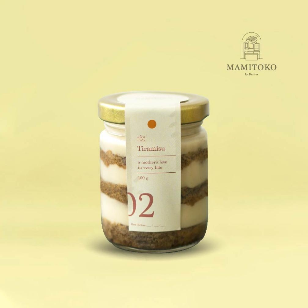 Mami - Tiramisu Non Cake In Jar Reg 100ml Termurah