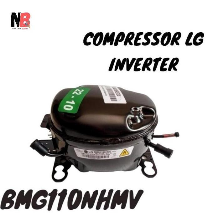 KOMPRESOR KULKAS LG INVERTER BMG110NHMV ORIGINAL 100% FREEZER