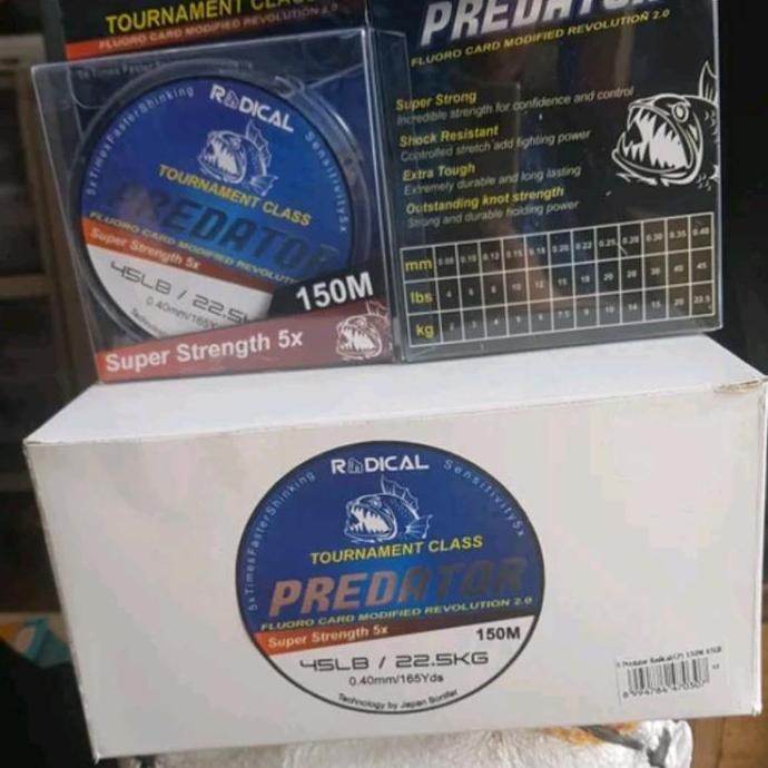 Fishx- Senar Radical Predator 150 Meter Senar Kuat