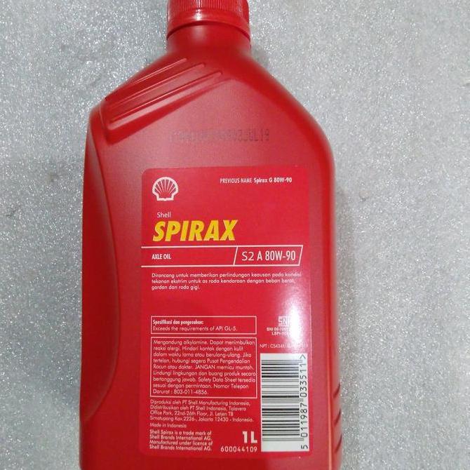 Olinol- Oli Shell Spirax S2A 80W-90 Buat Oli Gardan