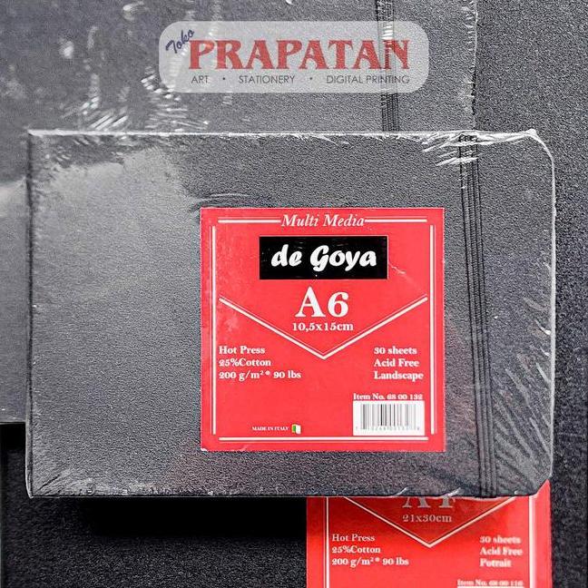 De Goya Stitch Watercolor Book 200Gsm Buku Cat Air