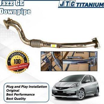 Promo Exhaust Muffler Knalpot JTC titanium Downpipe Jazz GE Diskon