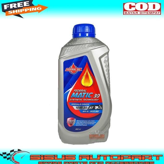 Olinol- Paket Federal Matic Plus Oli Gardan Honda / Federal Matic 0,8L Plus Oli Gear Ahm