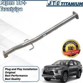 Promo Exhaust Knalpot JTC titanium Downpipe Frontpipe All New Pajero ANPS Diskon