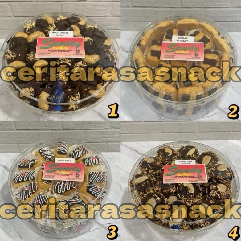 SANDY COOKIES SPECIAL / SPESIAL (MERAH) CERITARASA SNACK TOPLES TIN SEDANG (EXP PANJANG 2025) NASTAR