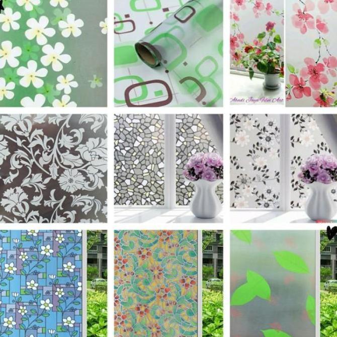 STICKER KACA / Stiker Kaca Film Wallpaper Jendela Rumah 50 CM X 120 CM