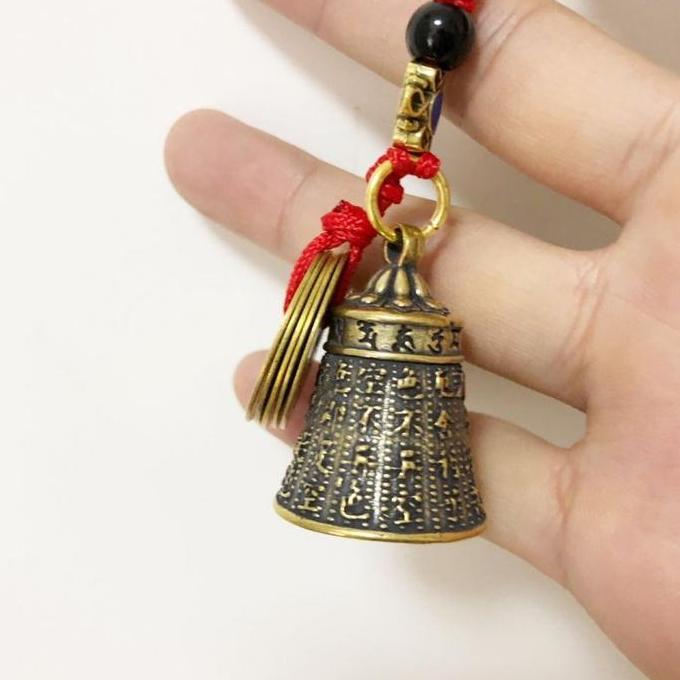 Giftx- Lonceng Angin Feng Shui Kuningan Lonceng Kuningan Lonceng Gantungan Kunci Lonceng Fengshui