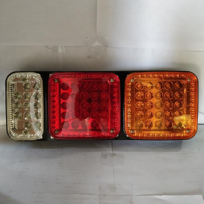 Stoplamp Variasi 3 Warna Pelindung Led 24 Volt Lampu Belakang Rem Kedip Mobil Truk Truck Canter Hino