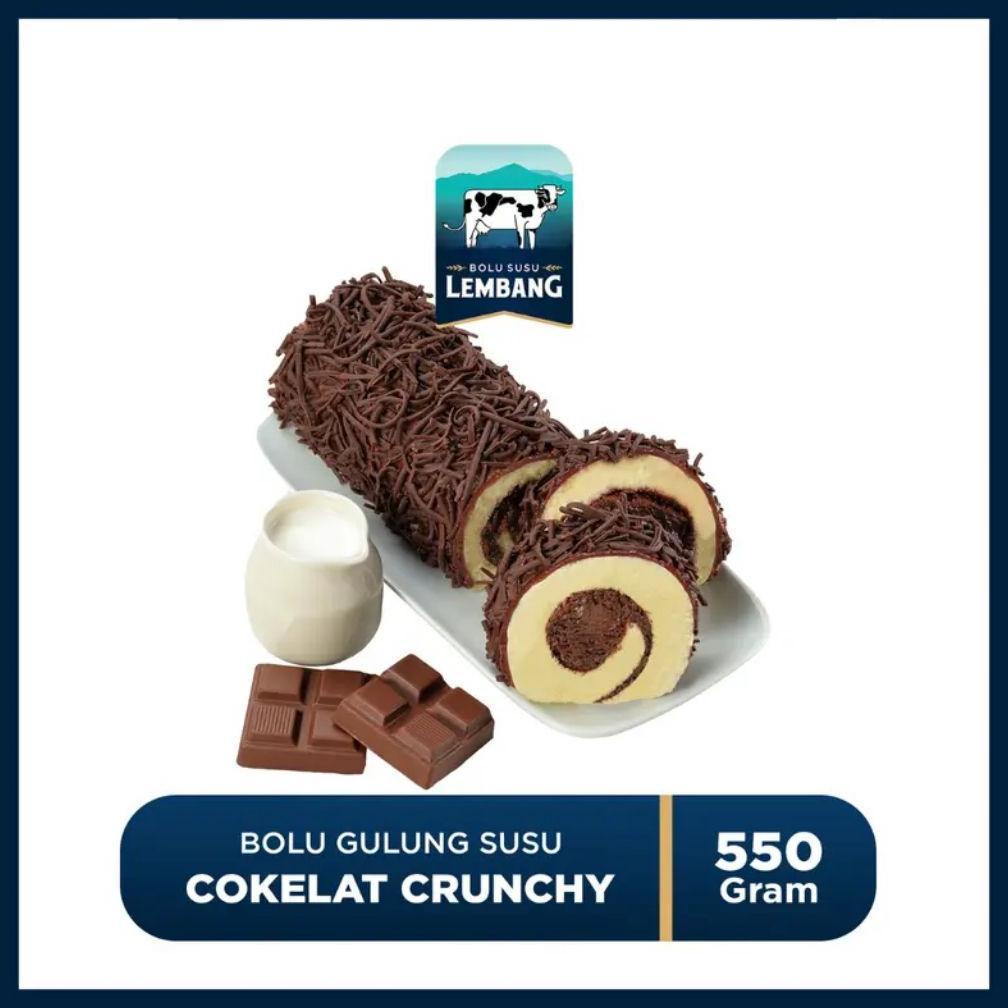 BSL Bolu Gulung Cokelat Crunchy - Bolu Susu Lembang Termurah