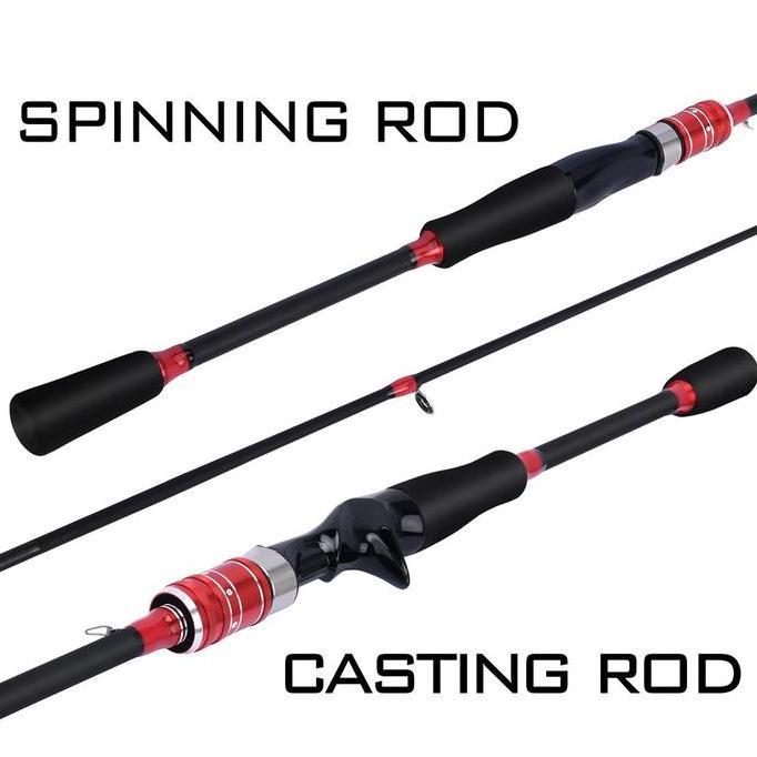 Fishx- Set Joran Pancing Dan Gulungan Pancing Combo 1.6M/1.8M/2.1M Casting Pancing18+1Bb Casting Pan