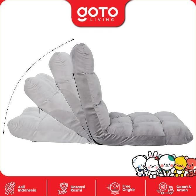 NEW - (Best Offer) Goto [COD] Almero Kursi Lipat Lesehan Sofa Lantai Sandaran Santai Depan TV Minima