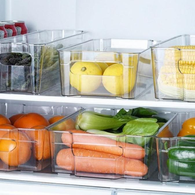 Organizer / Storage - Fridge / Freezer Bin Container stackable M