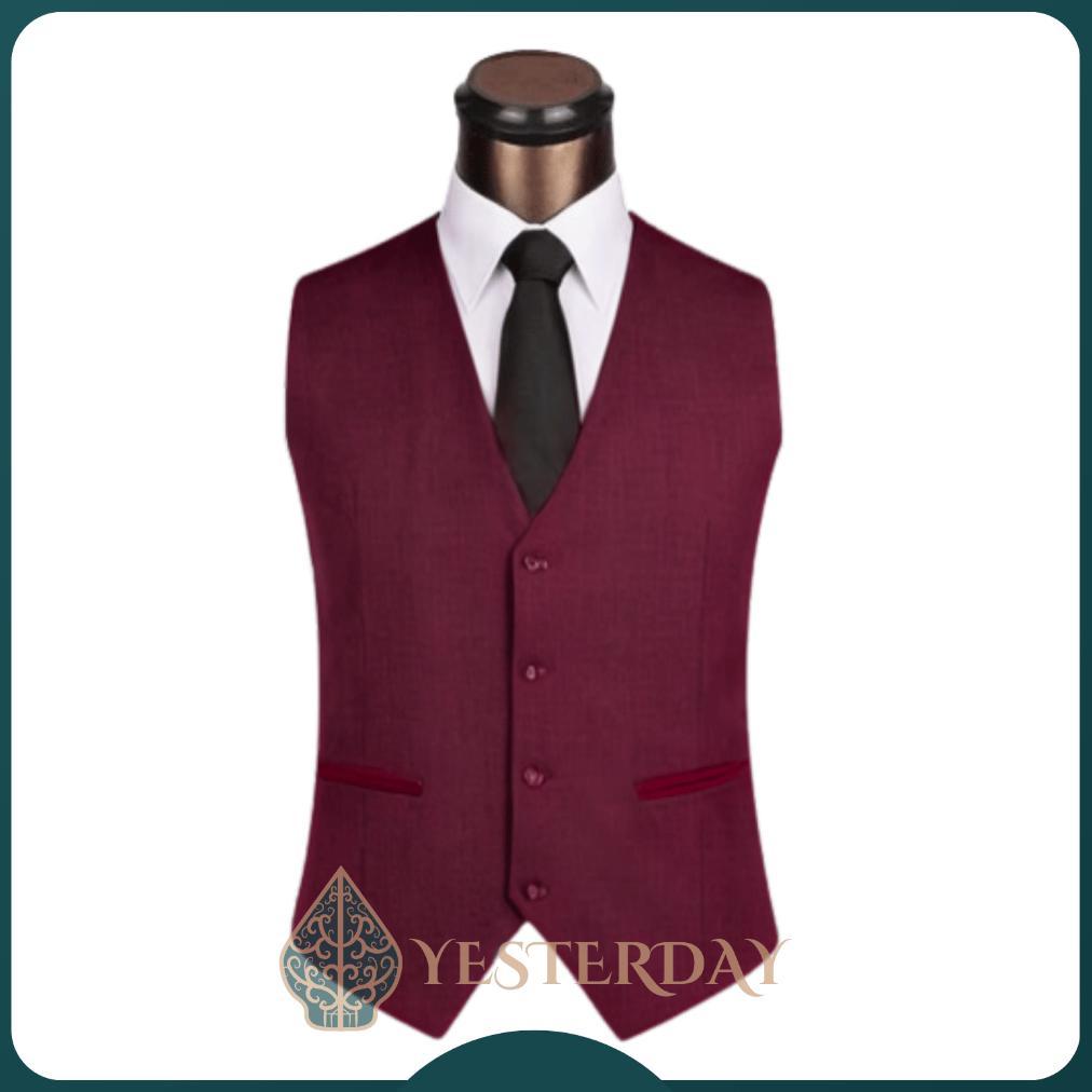PALING DICARI YESTERDAY Vest Pria Rompi Vintage Formal / Rompi Vest Cowok Casual Korean Style Premiu